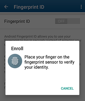 Fingerprint ID - Step 3