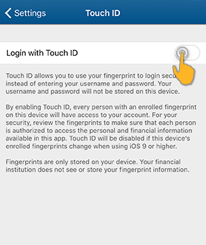 Touch ID - Step 2