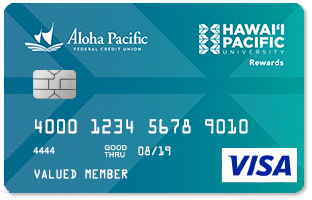 Hawaii Pacific University co-branded VISA Debit Card
