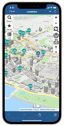 Mobile Banking  - Branch Locations
